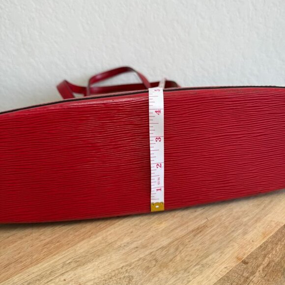 Louis Vuitton Red Epi Handbag - Picture 12 of 12